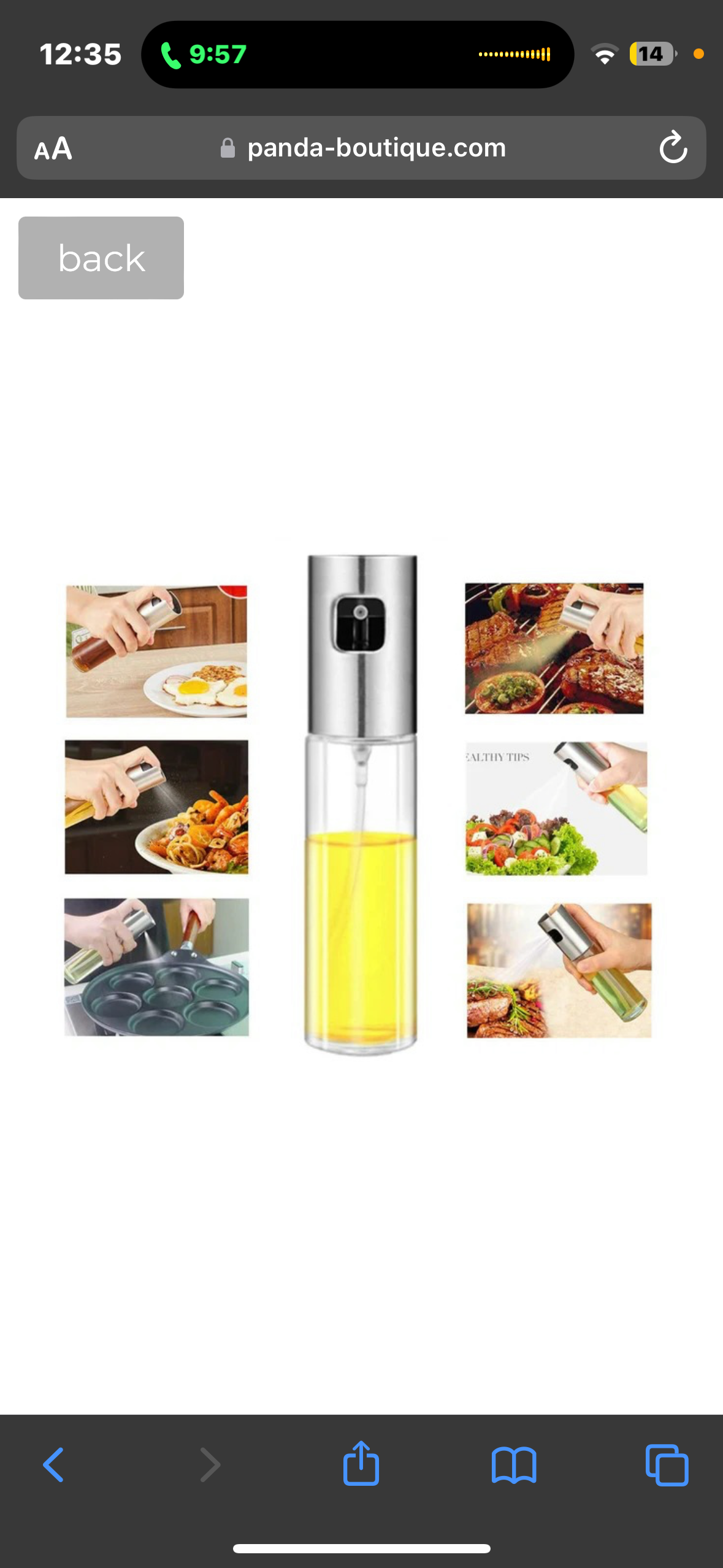 Cooking Oil Sprayer