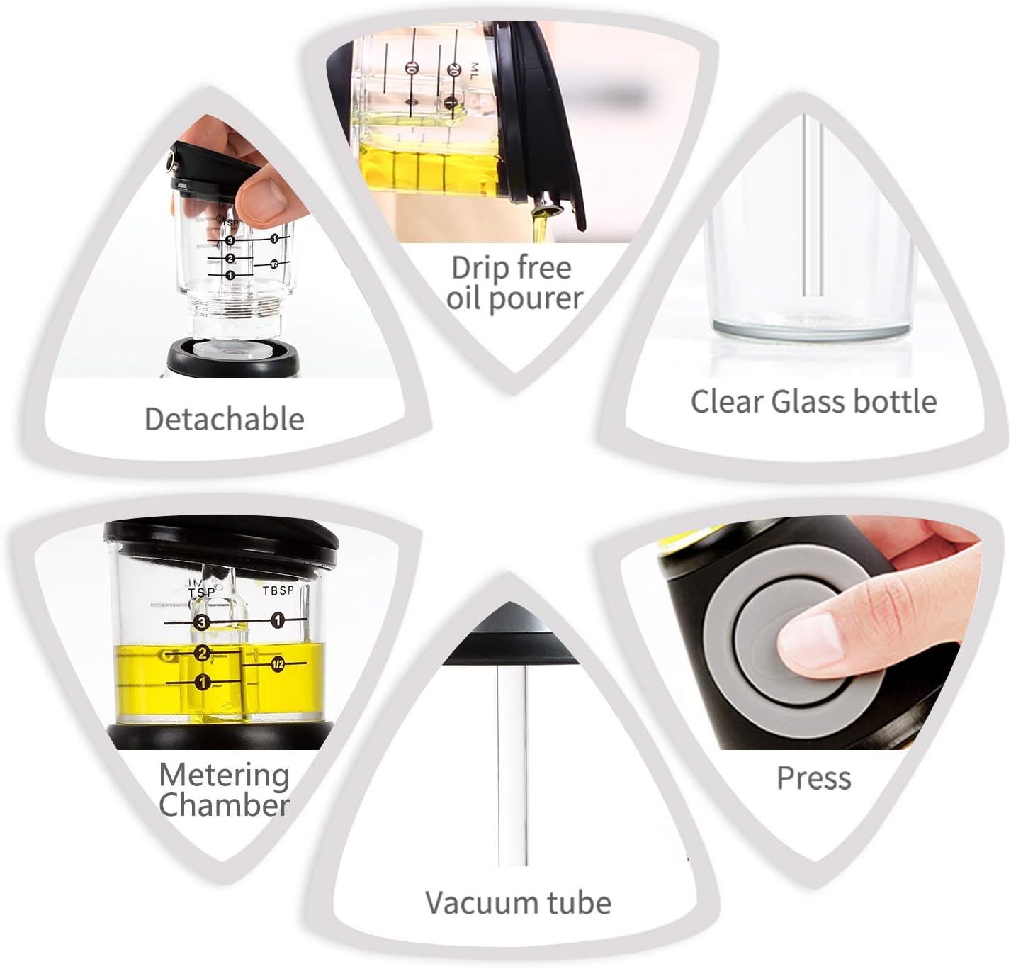 Precise Measuring Oil Bottle