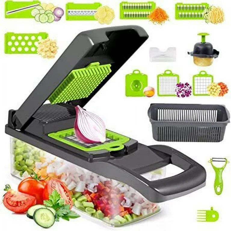 Vegetable Chopper Dicer Cutter | 14-in-1