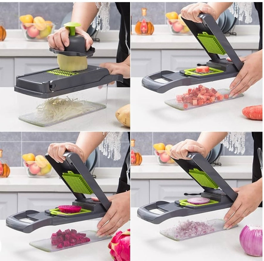 Vegetable Chopper Dicer Cutter | 14-in-1